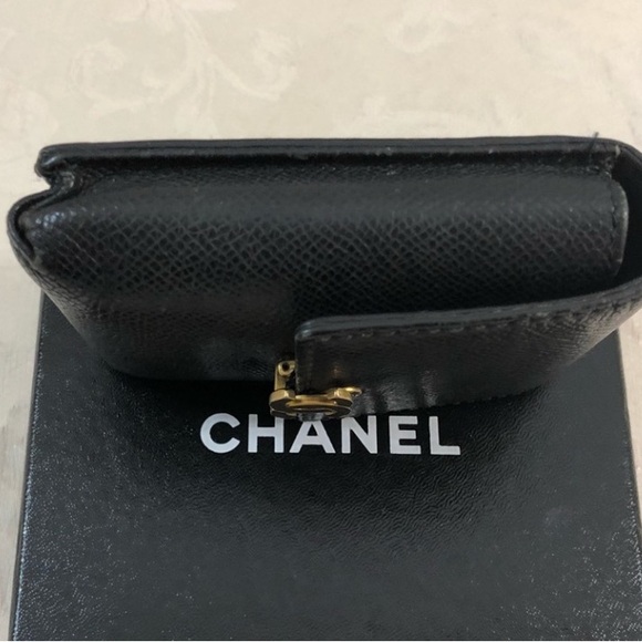 🆕 Chanel CC logo leather case 🥰 - Picture 4 of 11